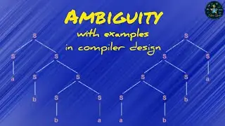 Ambiguity in Context Free Grammar #cse #compilerdesign #ambiguity #education