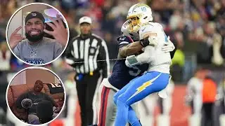 Father & Son React Patriots vs Chargers WILD CARD 2025 | PATS D IS SPECIAL