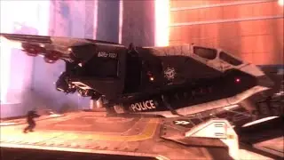 Halo 3 ODST - Flying The Police Pelican