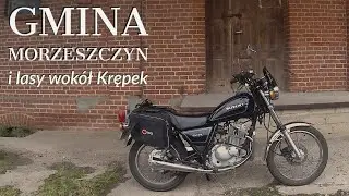 Suzuki GN125 | Gmina Morzeszczyn i lasy wokół Krępek - motocyklem 125cm3