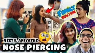 VEETIL PARAYATHE CHECHI MOOK KUTHI🤣💎 | Family Reaction😱 | Gun shot❌ | thejathangu😉