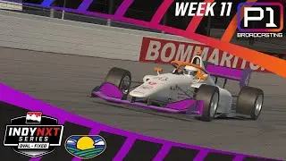 Indy NXT Oval Series Tues Night Top Split | KANSAS | 2025S4 W11 | iRacing Broadcast