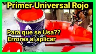 Para que se usa el Primer Universal Rojo Imlar de Axalta?? #pinturaautomotriz #hojalateriaypintura 