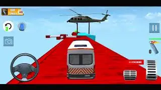 Impossible Track Mega Ramp Ambulance Driving - Ambulance Stunt Car Racing Game - Android Gameplay #5