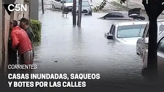 CORRIENTES bajo el AGUA: HISTÓRICO TEMPORAL y MILES de EVACUADOS