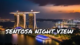Sentosa Island in Singapore? How is Super Tree? Night View of Singapore City? | AlbelaJD