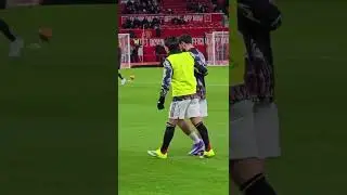 Manchester United vs Brighton warm up