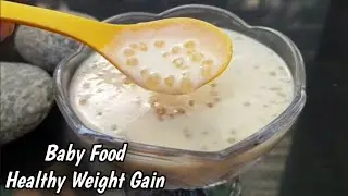 6 Month + Baby's Food Sabunari For Storng Baby Bones/How To Make Sabudana Kheer/Healthy Baby Food