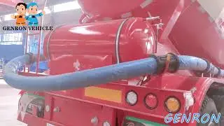 Genron Bulk Cement Tanker / Bulk Cement Trailer Production Workshop