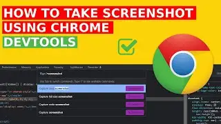How To Take Screenshot Using Google Chrome DevTools | Developer Tools #devtools #chrome
