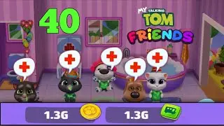 My All Tom Friends Are Sicks - Unlimited Money - My Talking Tom Friends - part 40 GAMEPLAY 4U