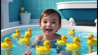 The Magical Bath with Rainbow Foam | Fun and Colorful Kids Rhyme | Sing Along Bath Time Adventure