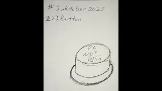 Inktober 2025 - 22. Button