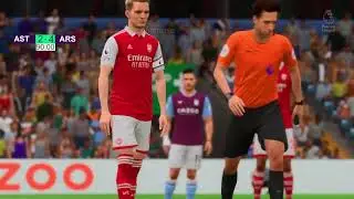Aston Villa v Arsenal | Premier League Post Match Gameplay simulation FIFA23 playstation