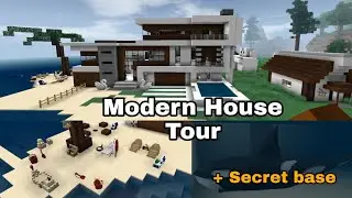 Jrokeland Modern House Tour [Mini Block Craft]