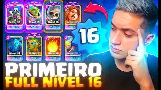 MAXIMIZEI MEU PRIMEIRO DECK NO N&Iacute;VEL 16 do Clash Royale!