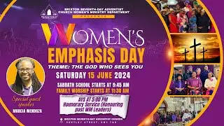 Brixton SDA Online Worship Service II Women's Emphasis Day - The God who sees you