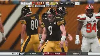 Madden 19 fantasy franchise playthrough Year 28 Week 9 part 2