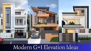 Best Home Front Designs for Two-Story House | Modern G+1 Elevation Ideas 2025