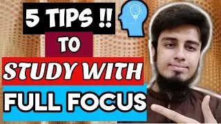 How to Study for long hours with full concentration | Distraction Free Study |By Dr. Irtaza Rehman