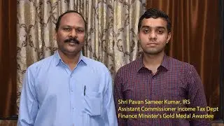 Chirravuri Pavan Sameer Kumar, IRS - Finance Minister's Gold Medal Awardee - Assistant Commissioner