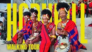ФЕСТИВАЛЬ HORNBILL 2025 | Нагаленд, Индия 🇮🇳 | Пеший тур в формате 4K по культуре, танцам и еде