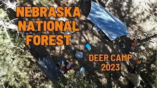 Deer Camp by Drone (Nebraska National Forest)