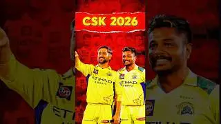 CSK Playing 11 for IPL 2026 💛🔥 | CSK ne sabko shock kar diya! 😱