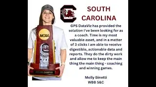 Molly Binetti and South Carolina on Winning Championships with GPS DataViz