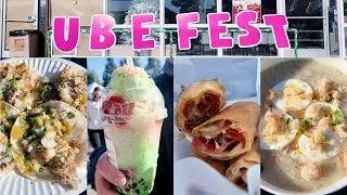Long Beach Ube Festival 2024 | Filipino Food Market | Everything I Ate