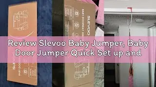 Review Slevoo Baby Jumper, Baby Door Jumper Quick Set up and Easy-to-use, Fun Bouncer for Active Pla