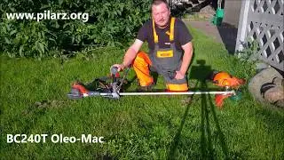 BC 240T cz. 2 test praktyczny kosy spalinowej Oleo-Mac