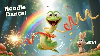 &ldquo;Dancing Noodle Snake | Funny Cute Snake Dance | Kids 3D Cartoon Song&rdquo;