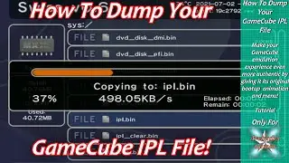 How To Dump Your GameCube IPL (BIOS) File! - Modded GameCube Required