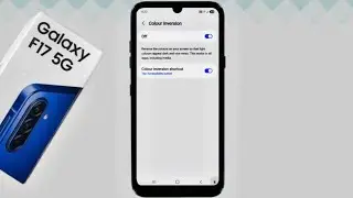 Samsung Galaxy F17 5G -  How Use Colour Inversion Mode | How To Turn On Colour inversion On Samsung