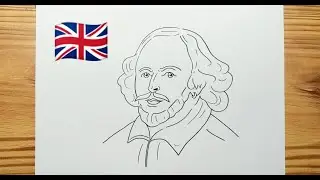 How to draw WILLIAM SHAKESPEARE