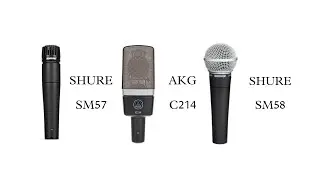 Shure SM57 vs Shure SM58 vs AKG C214 | The best mic for Tabla | Dynamic vs Condenser | Vishal Tabla