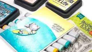 Coloring No Line Technique with Copic Markers and Newtons Nook