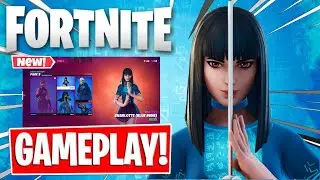 BLUE RUNE CHARLOTTE Skin Gameplay In Fortnite