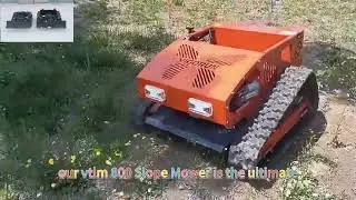 Vigorun VTLM800 remote control rubber track mowing machine for sale made by Vigorun Tech
