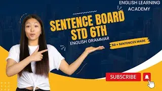 Sentence Board, Std6Englishl50+ Meaningful Sentences|Sentences Begin with He, She, It,I,We,You, They