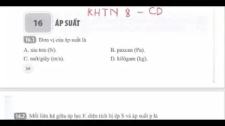 KHTN 8 - EXERCISES LESSON 16: PRESSURE - KITE