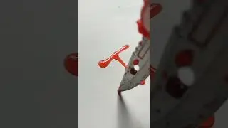 carllygraphy  with fake blood #mohaimin dream diy #art