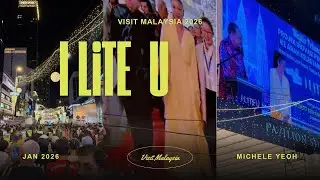 Colourful and bright I LITE U Visit Malaysia 2026 featuring Michele Yeoh