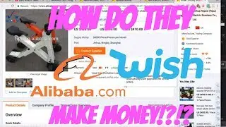 How Does Alibaba/Wish.com Make Money!? &ndash; Ecommerce &ndash; Dropshipping &ndash; FBA Amazon