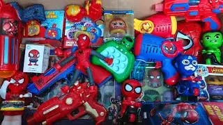 Unboxing Box Of So Many Spiderman, Iron Man, Captain America, Hulk, Thanos Toys Collection