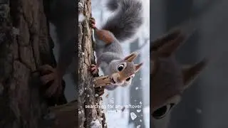 Ever wonder what happens when a squirrel can't find enough food for winter #youtubeshorts   #prayer