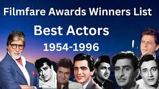 Filmfare Awards Winners List All Time Best Actor
