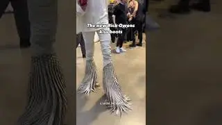 Rick Owens' Feathered Boots Take Flight at Paris Fashion Week
