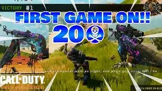 20 KILLS FIRST GAME ON! COD BLACKOUT SOLO VICTORY!